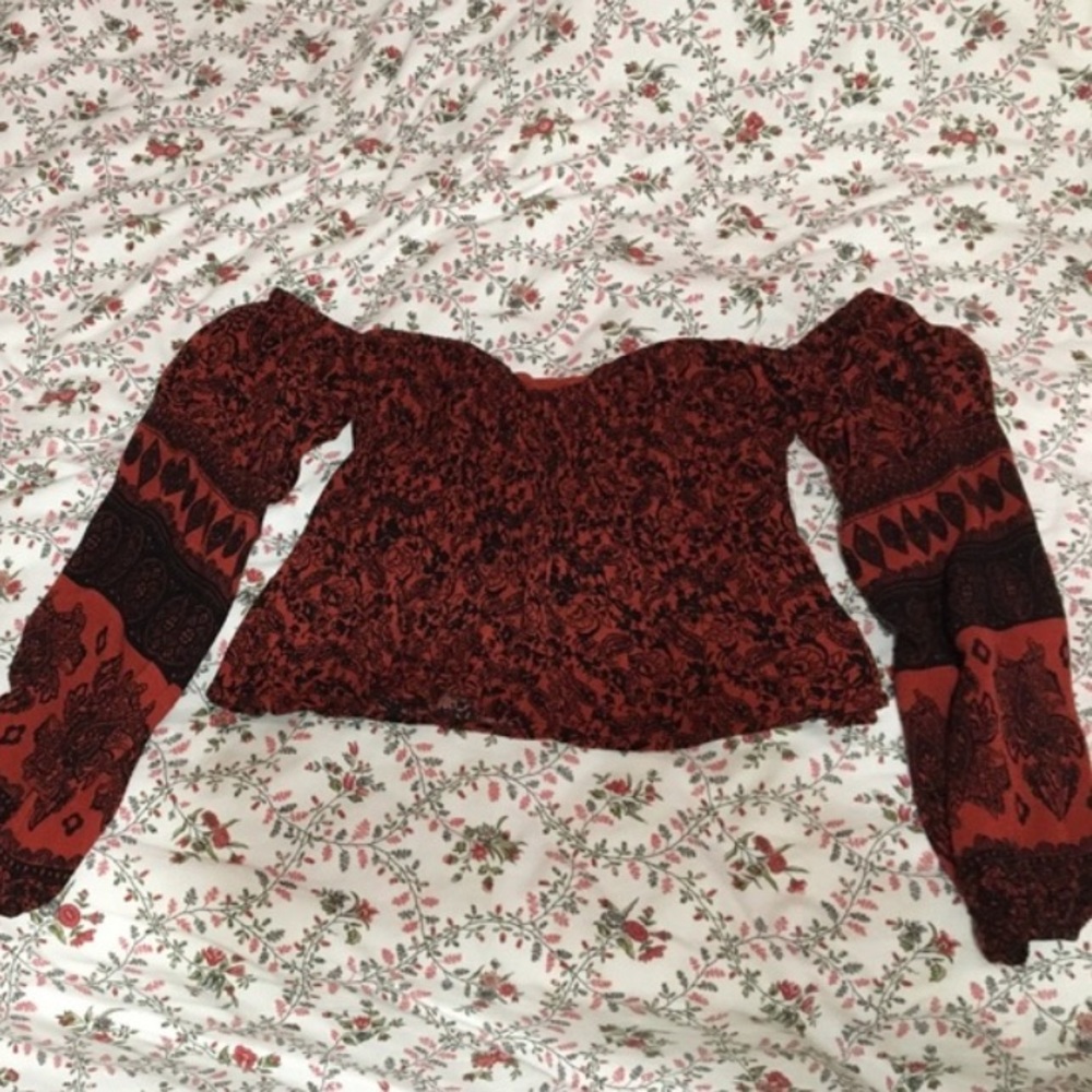 Boho Off the Shoulder Top